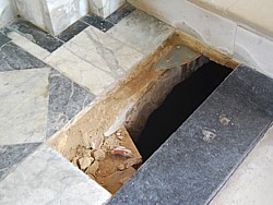 Hidden tomb discovered under church